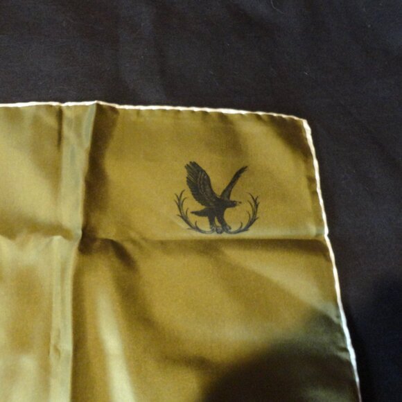 Silk Scarf , Vintage Gleneagles Hotel Golf Course Excellent Condition 30 x 30 - Picture 4 of 12